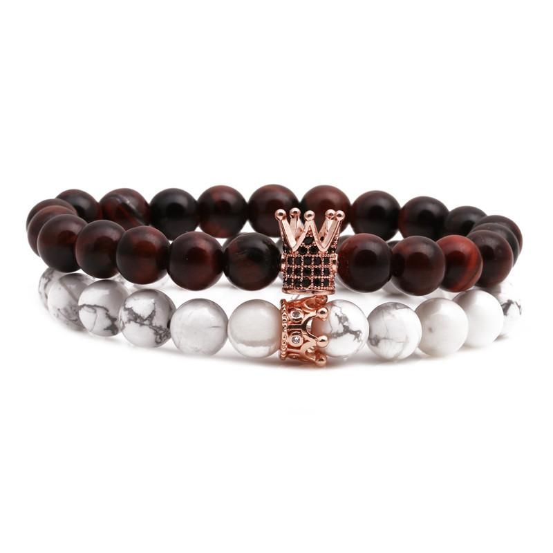 Européen Et Américain Bijoux Croix-frontière Vente Chaude Incrusté Alliage De Zirconium Cuivre Mignon Chien Perlé Bracelet Main-tissé Réglable Bracelet