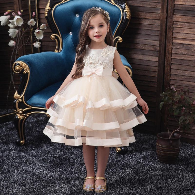 Children's Dress Pettiskirt Girls Princess Skirt Dress Autumn Children Dress