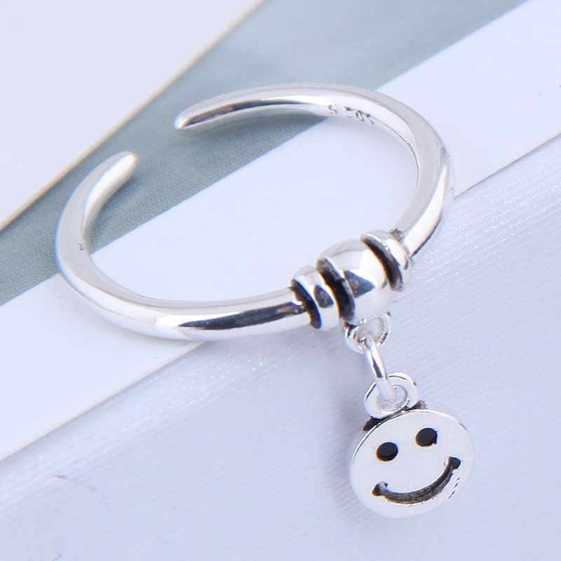 Fashion Ring Wholesale Smiley Open Ring
