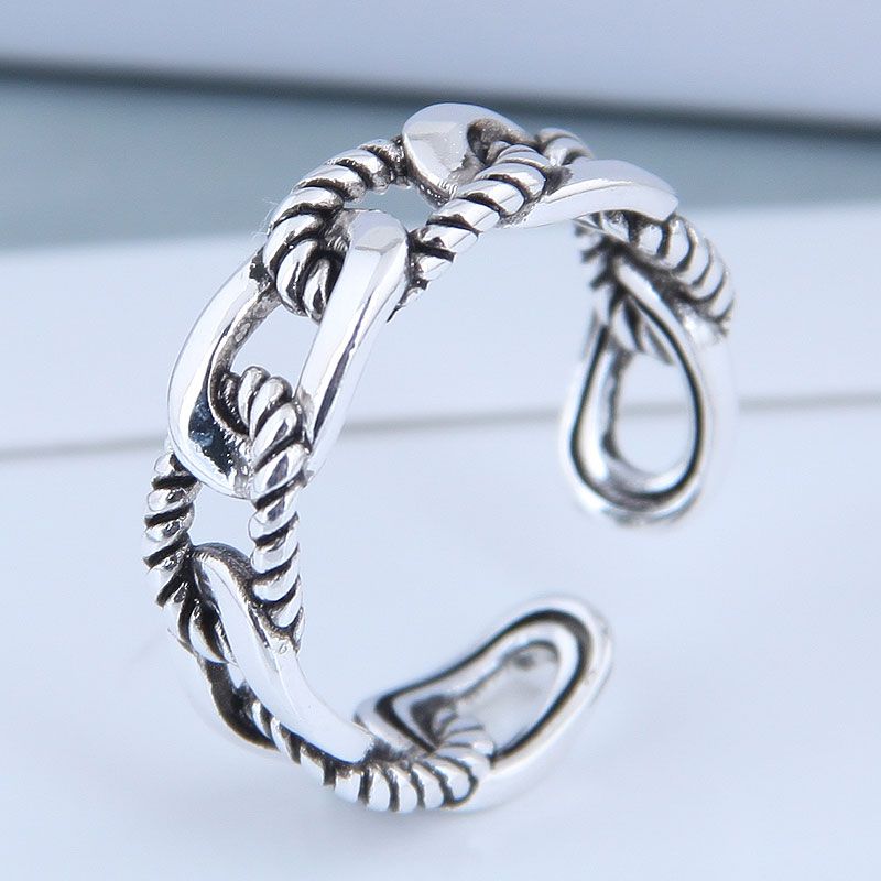 Exquisite Ring Wholesale Fashion Vintage Knit Open Ring