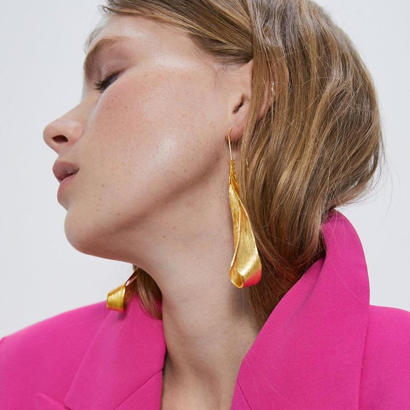 Fashion Earrings For Women Alloy Earrings Texture Twist Earrings