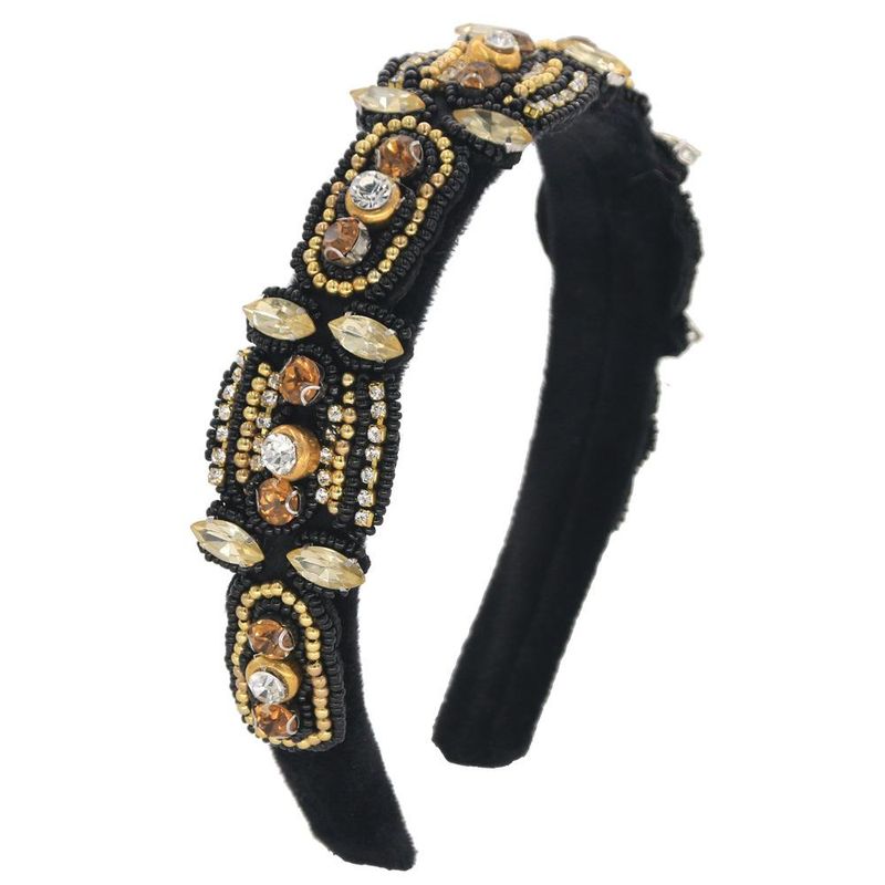 Hand Beaded Alloy Rhinestone Headband Suppliers China