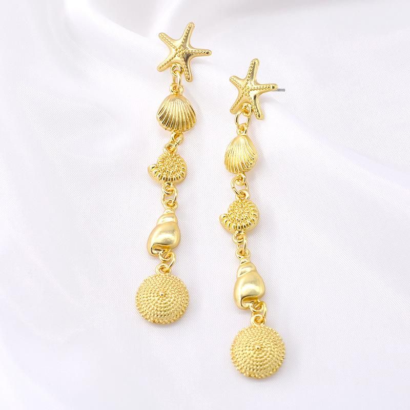 Fashion Earrings For Women Starfish Earrings Female Korean Simple Earrings Wholesale