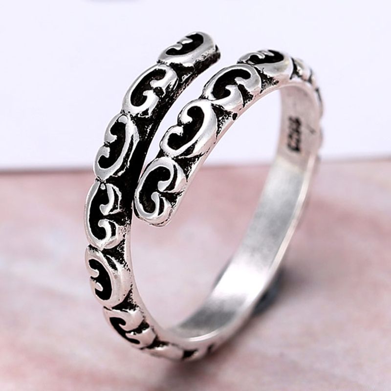 Metal Imitation Thai Silver Open Ring Wholesales Yiwu Suppliers China