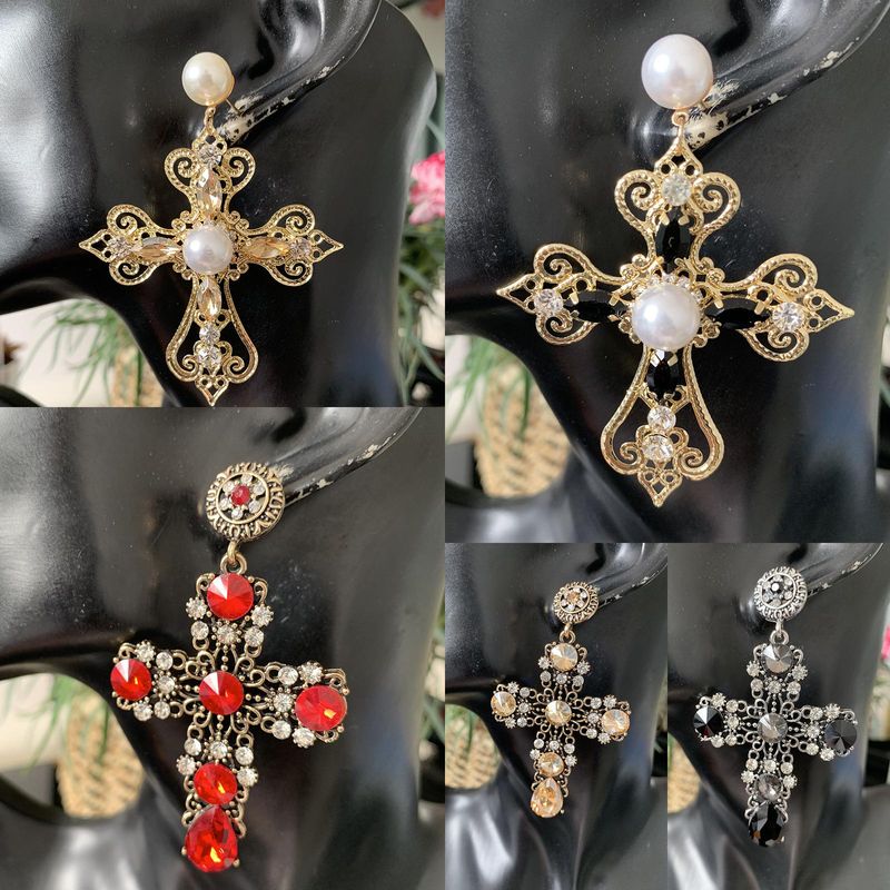 Cross Diamond Earrings Wholesales Yiwu Suppliers China