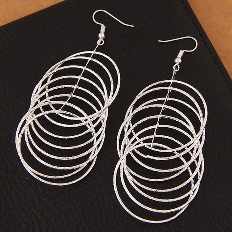Yi Wu Jewelry Fashion Metal Simple Multi Hoop Earrings For Women Wholesale