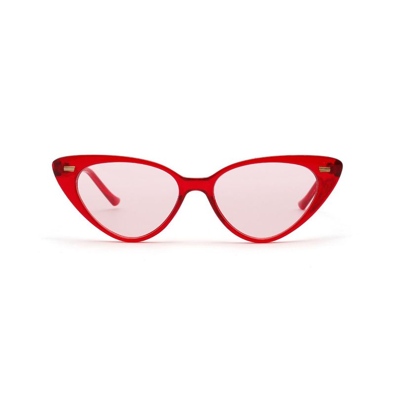 Schunger Brille 813089 Fabrik Direkt Verkauf Katzen Augen Damen Sonnenbrille Retro Niet Sonnenbrille Neu