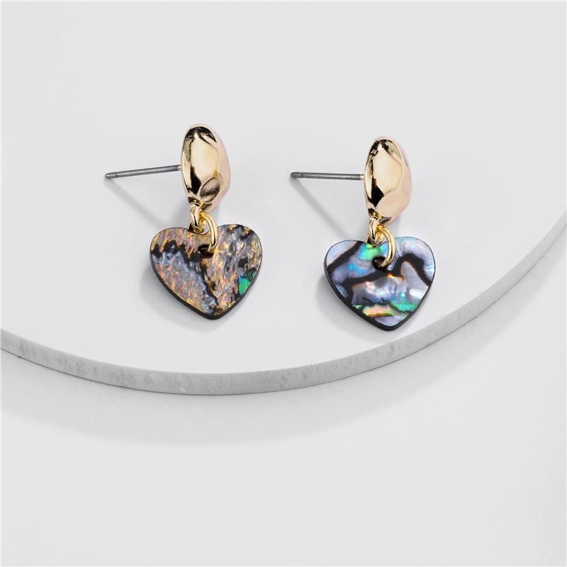 Fashion Women's Earring Wholesale Earrings Natural Pearl Abalone Shell Stone Female Earrings New