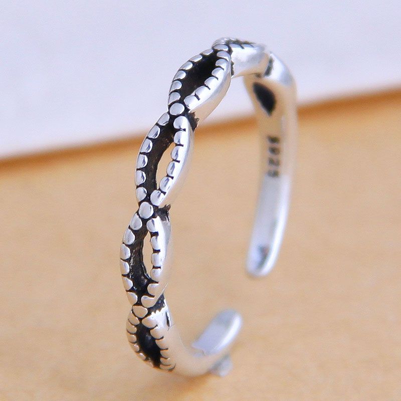 Fashion Jewelry Fashion Vintage Knit Ring Simple Ring Wholesale