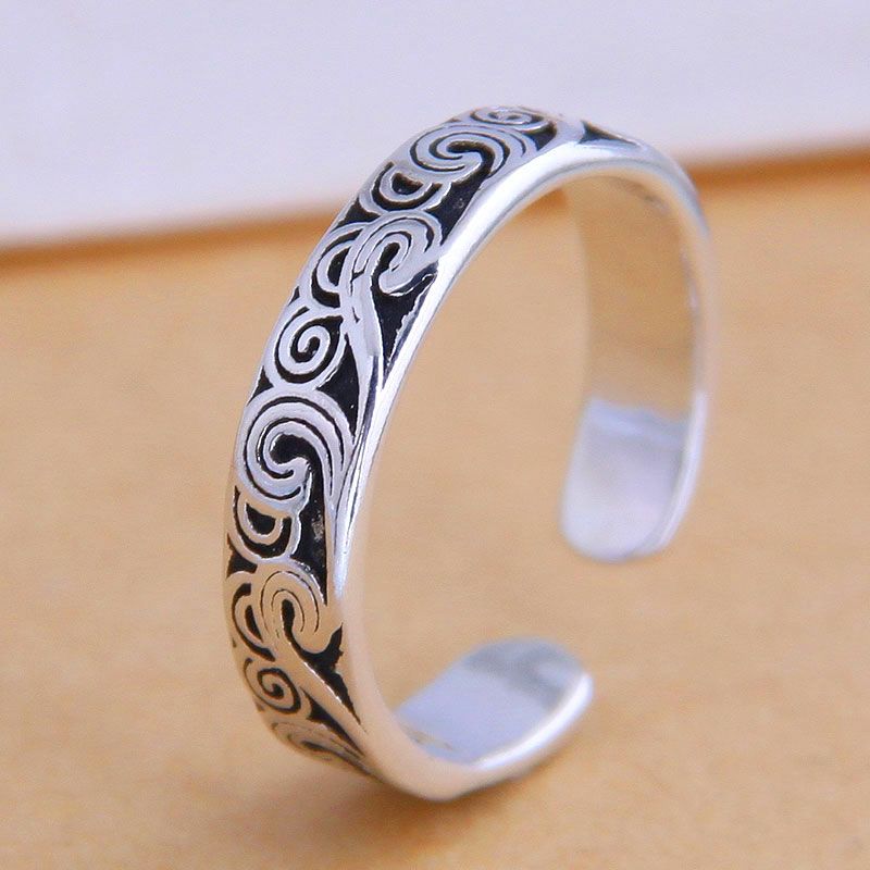 Fashion Jewelry Fashion Vintage Pattern Open Ring Simple Ring Wholesale