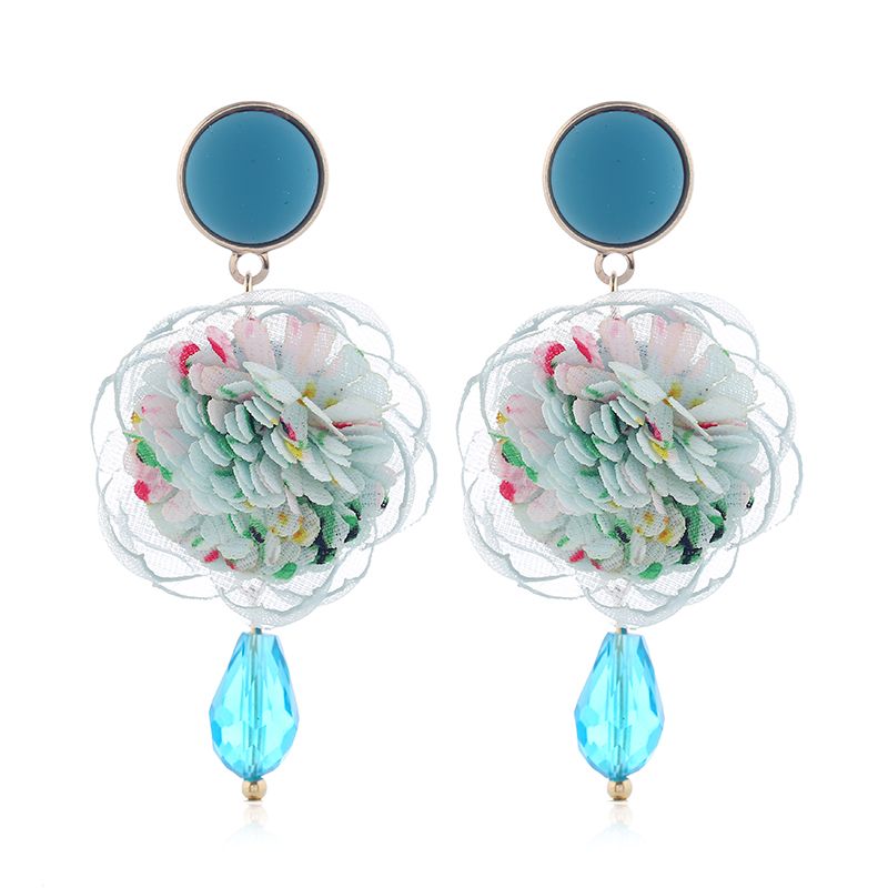 Korean Fashion Sweet Simple Rose Drop Earrings Fahsion Jewelry Wholesale