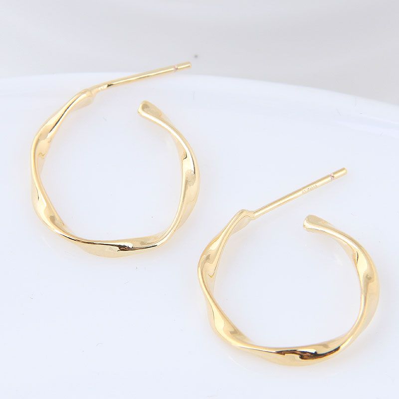 Fashion Jewelry Exquisite Korean Fashion Sweet Ol Simple Circle Earrings