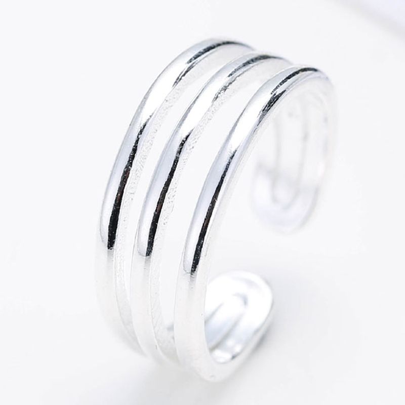 Fashion Jewelry Wholesale Simple Metal Split Ring