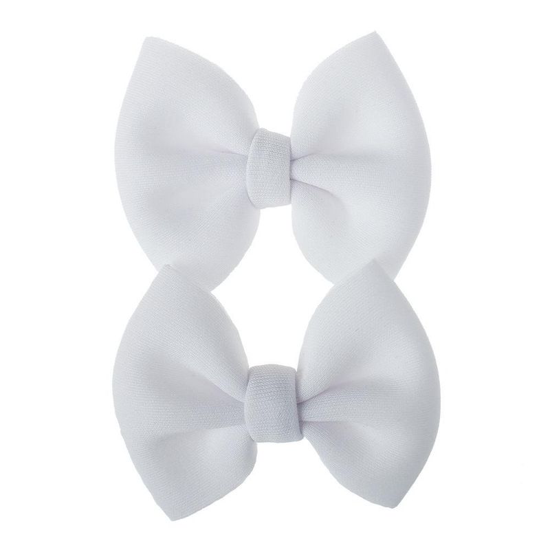 Children Hairpin Hairpin New Solid Color Bow Hair Accessories Wholesale Nihaojewelry