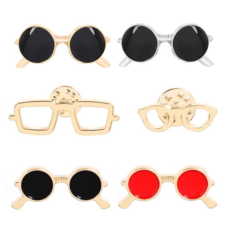 Grenz Überschreitende   Neue Koreanische Mode Kreative Brille Sonnenbrille Rahmen Nadel Brosche Zubehör Großhandel