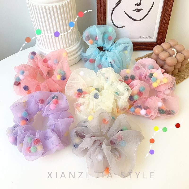 New Fashion Candy Color Elegant Wild Cheap Scrunchies Wholesale