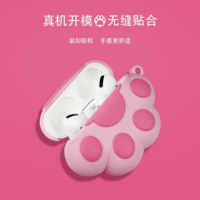 Airpods Pro Apple Silicone Cartoon Three Generations Of Headphones Protective Sleeve Wholesale