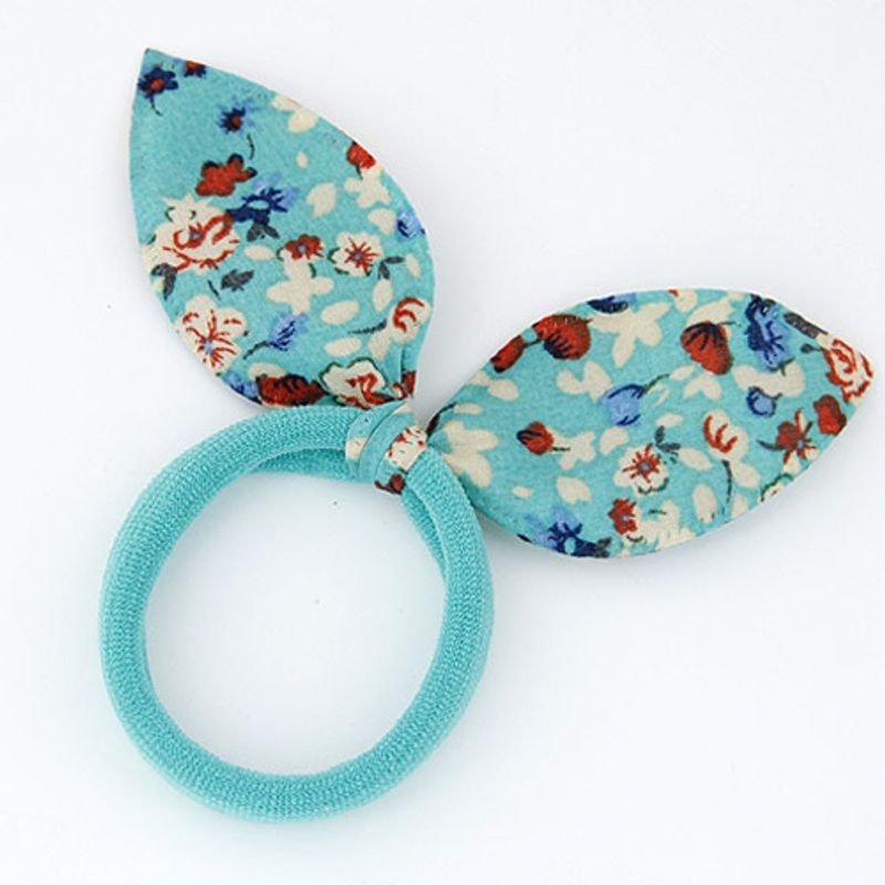 Korean New Fashion Sweet Rabbit Ears Cheap Scrunchies Yiwu Nihaojewelry Wholesale