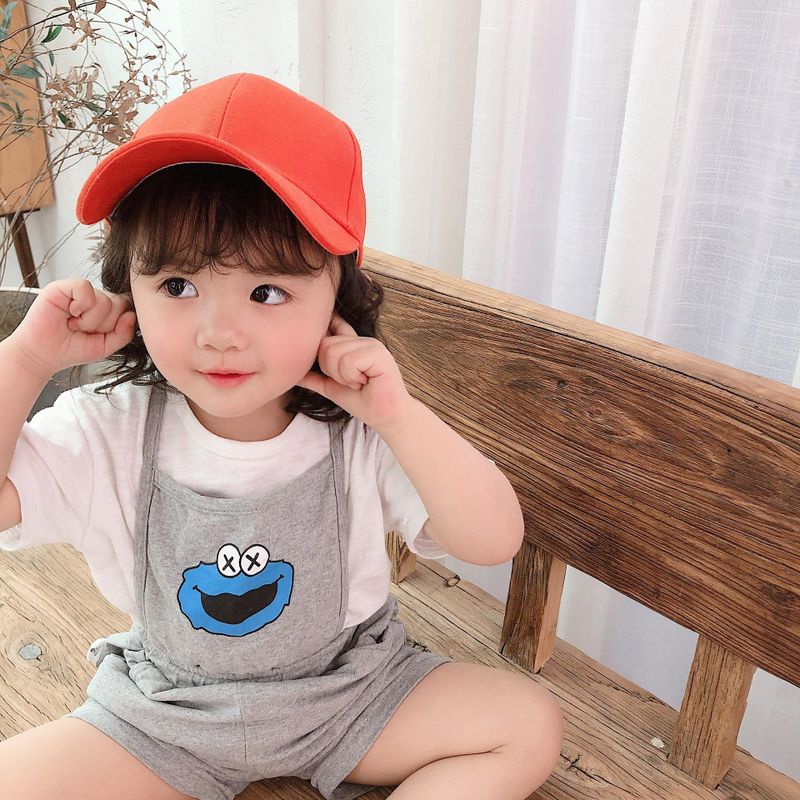 New Hat Solid Color Light Board Korean Wild Baseball Cap Men And Women Baby Outdoor Sun Hat