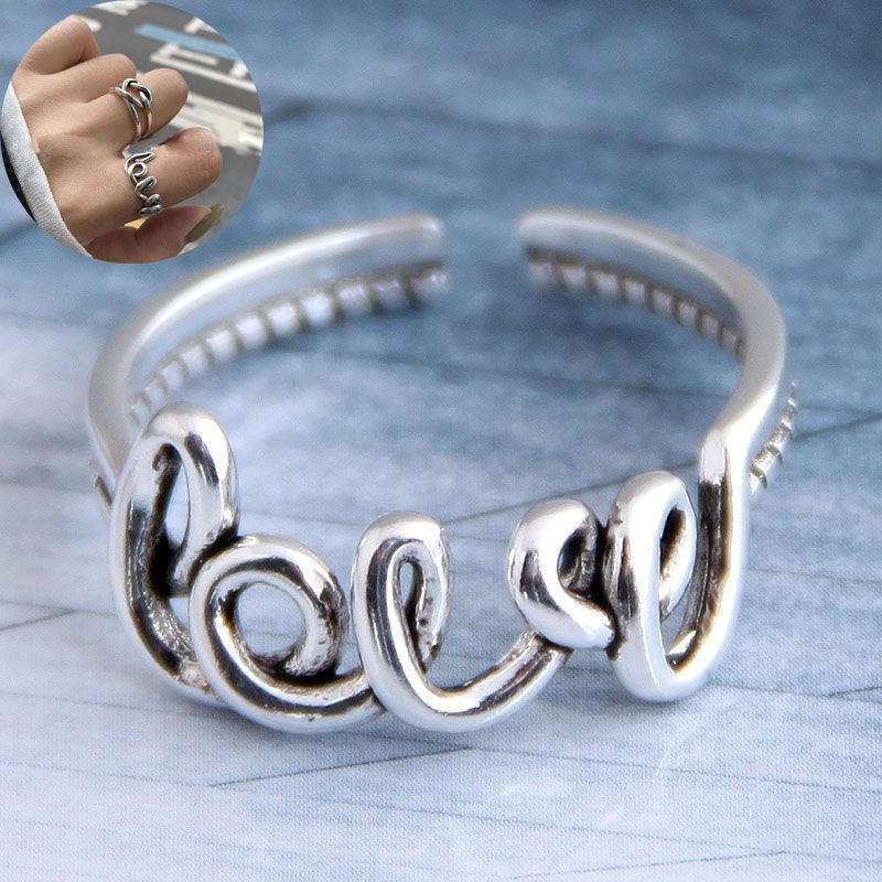 Mode Retro Liebe Offene Ring Yiwu Nihaojewelry Großhandel