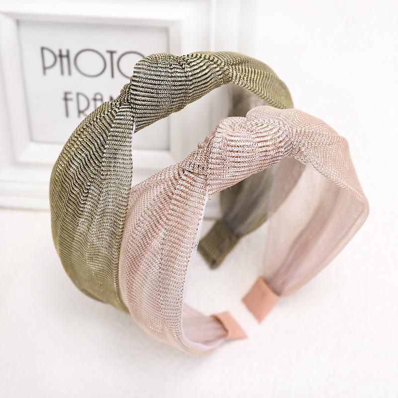 Korean New Fashion Mesh Lace Headband Sweet Cheap Headband Wholesale