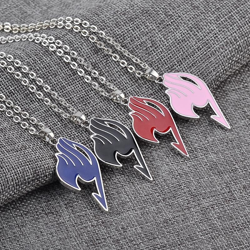 Außenhandel Explosive Halskette Anime Film Und Fernsehen Peripherie Fairy Tail Gilden Logo Fairytail Anhänger Halskette