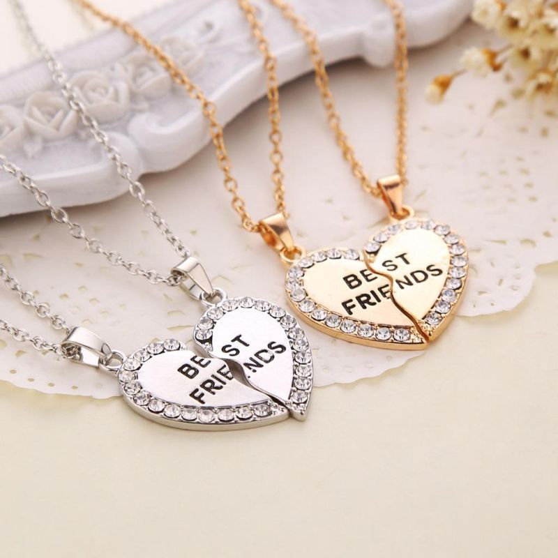 Popular Jewelry Fashion Letters Best Friends Good Friends Necklaces Selling Necklaces Wholesale