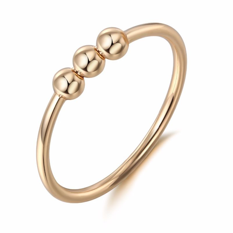 New Simple Cold Wind Ring Bead Ring  Jewelry Niche Ring Nihaojewelry Wholesale
