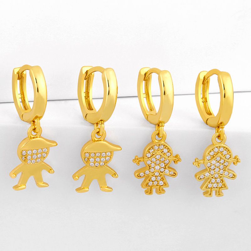 Korea  New Fashion  Diamond Zircon  Copper Earrings  Nihaojewelry Wholesale