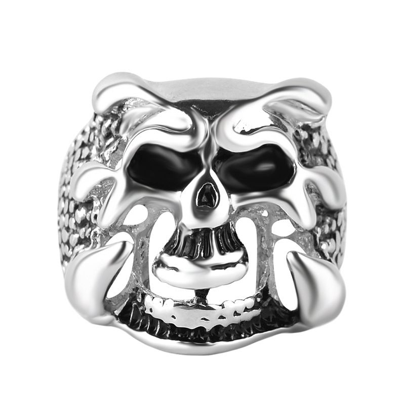 Fashion Rings Nihaojewelry Retro Skull Alloy Tail Ring Nihaojewerly Wholesale