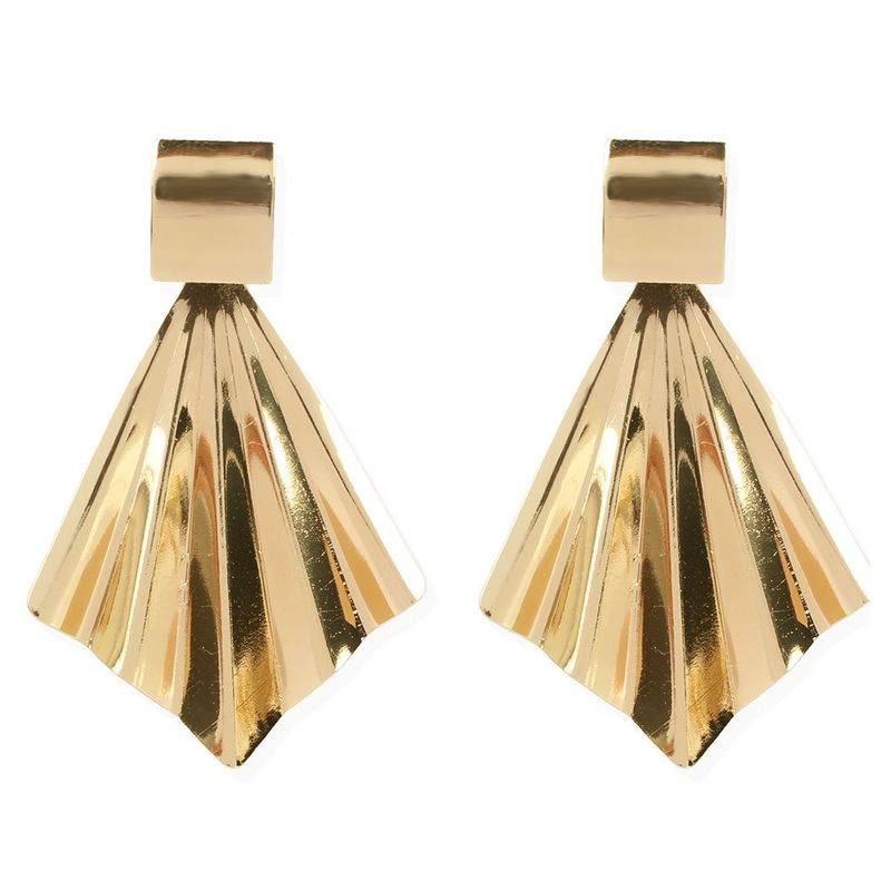 Fashion Temperament Earrings Simple Wild Metal Earrings Exaggerated Gold Earrings Wholesale Nihaojewelry