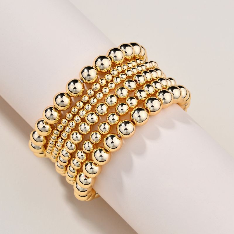 Fashion Bead Bracelet Wholesale Ccb Beads Elastic Bracelet  Women's Adjustable Bracelet New