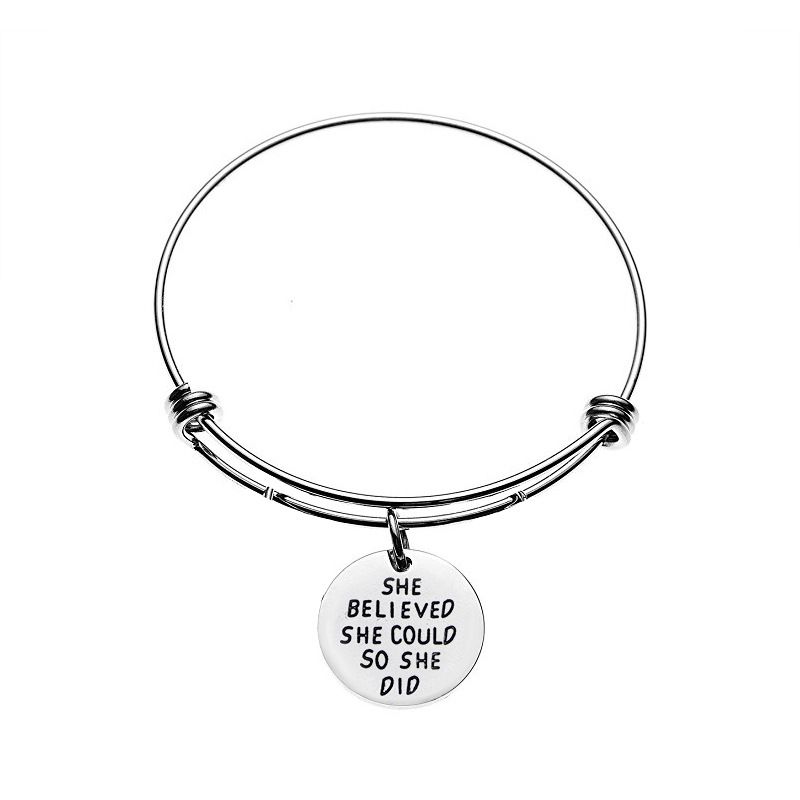 Bracelet En Alliage De Mode Alphabet Anglais Dames Bracelet En Gros Nihaojewelry