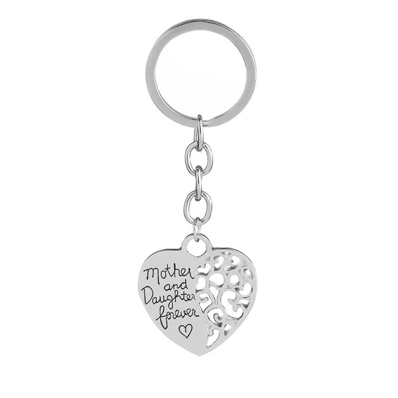 Explosion Keychain Mother And Daughter Mother Daughter Eternal Love Keychain Wholesale Nihaojewelry