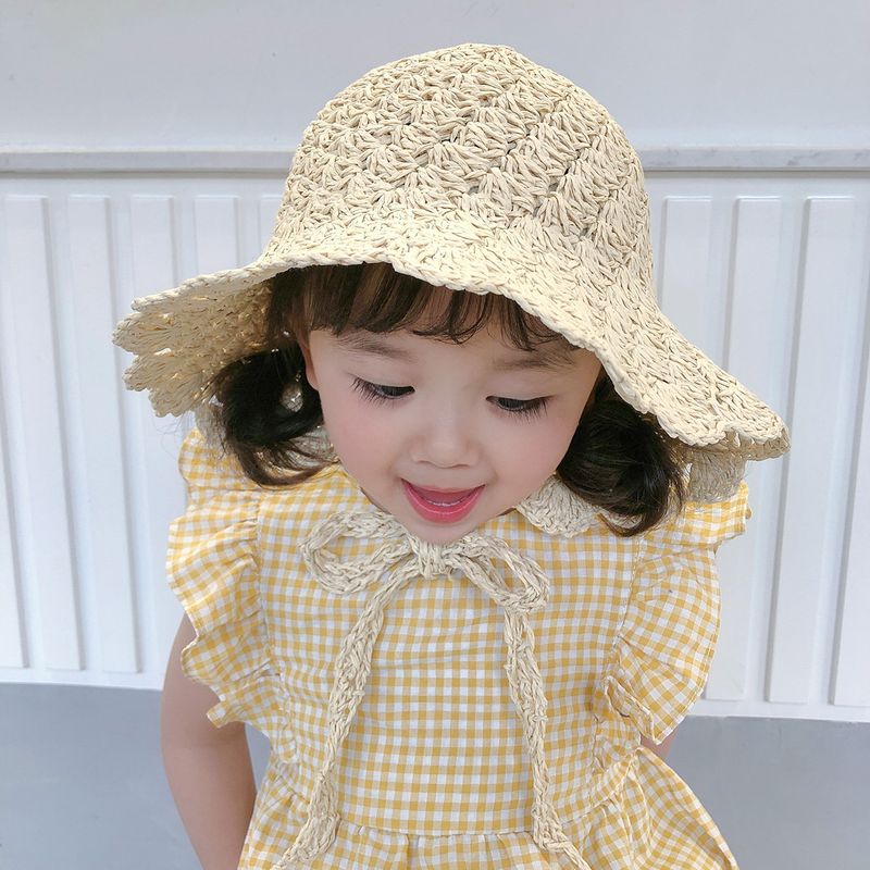 Baby Cap Summer Breathable Children Fisherman Hat Handmade Straw Hat Colorful Hat Straw Adult Sun Hat Tide Wholesale Nihaojewelry