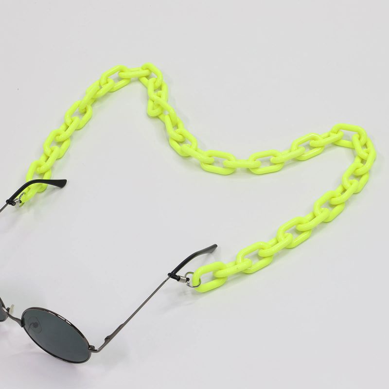 Acrylic Glasses Chain Simple Retro Thick Glasses Rope Fashion Environmental Protection Glasses Chain Anti-skid Anti-lost Wholesale Nihaojewelry