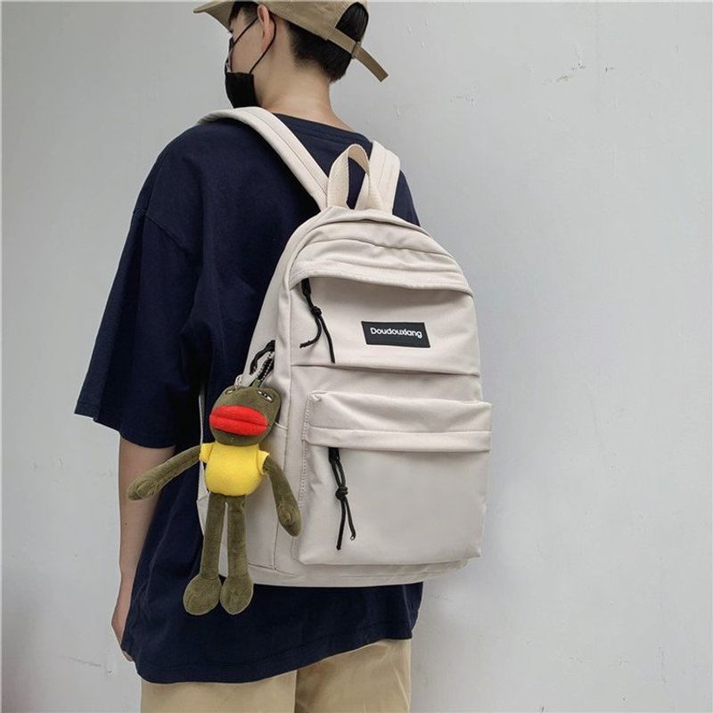 Schoolbag New Korean Fashion High School Harajuku Large Capacity Tooling Wind Student Wild Backpack  Wholesale Nihaojewelry