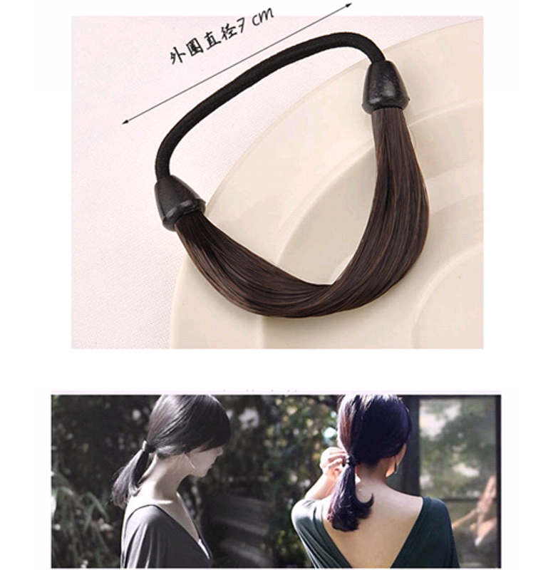 Korean Fashion Einfache Perücke Haar Band Haar Braid Elastische Haarband Nihaojewelry Großhandel