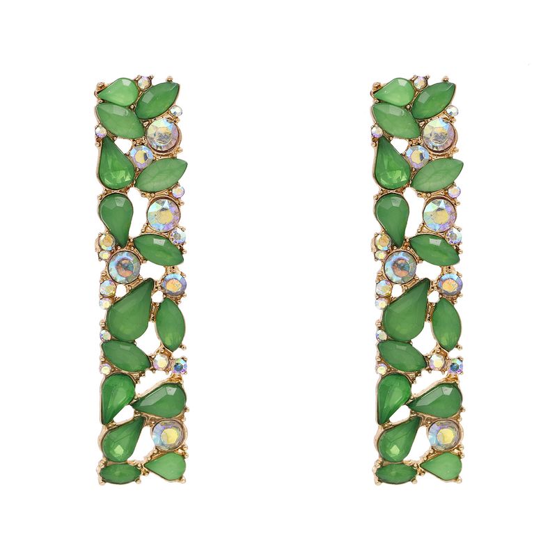 Fashion Earrings Exaggerated Geometric Earrings Diamond Personalized Retro Earrings Jewelry Wholesale Nihaojewelry