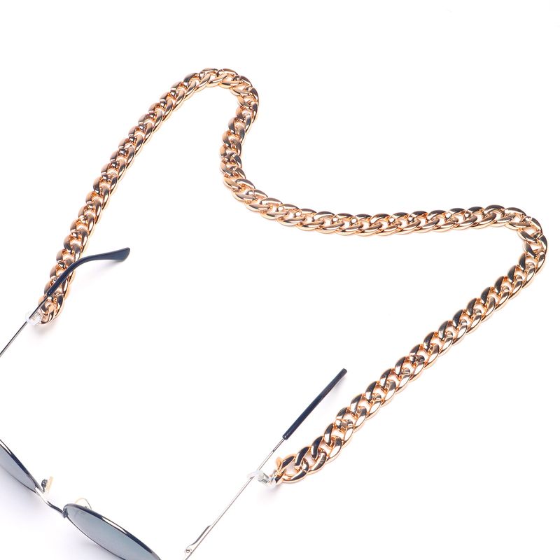 Hot Selling Fashion Simple Color Retention Gold Thick Glasses Rope Small Ccb Glasses Chain Non-slip Wholesale Nihaojewelry