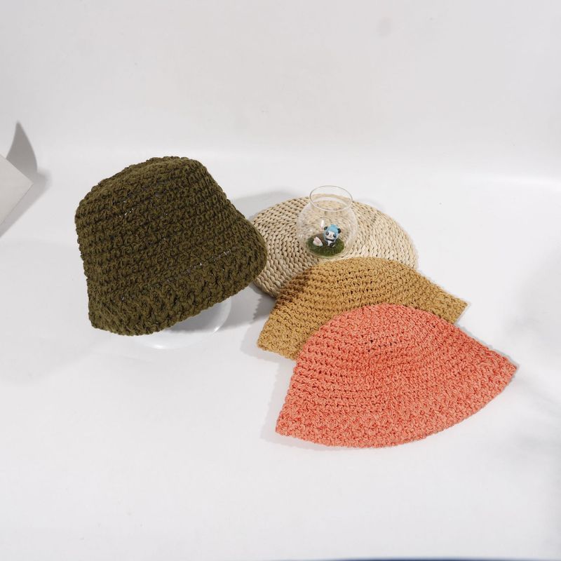 Hat Summer Fisherman Hat Japanese Solid Color Breathable Basin Hat Korean Wind Sunscreen Hat Bucket Hat Tide Wholesale Nihaojewelry