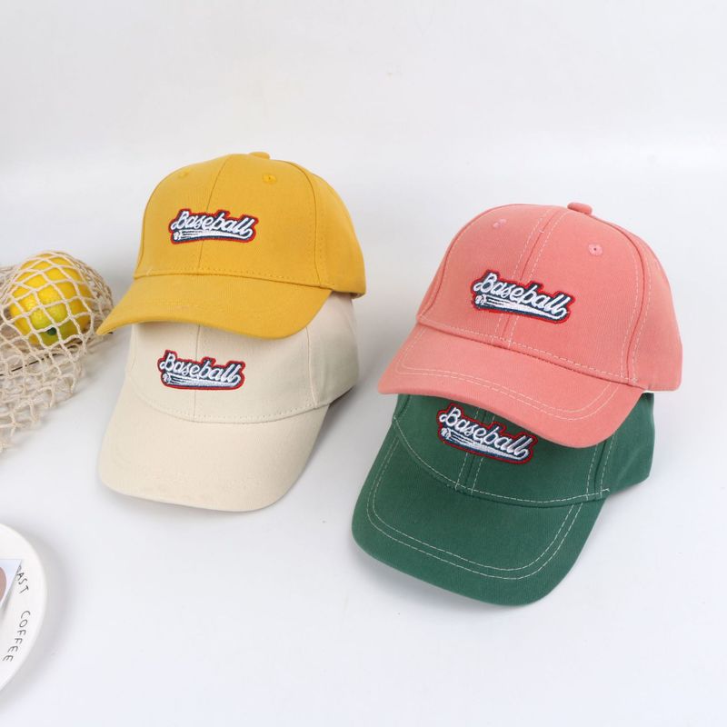 Chapeau Pour Enfants Crème Solaire D'été Nouvelle Casquette De Baseball Broderie Lettre Visière Fille Chapeau En Gros Nihaojewelry