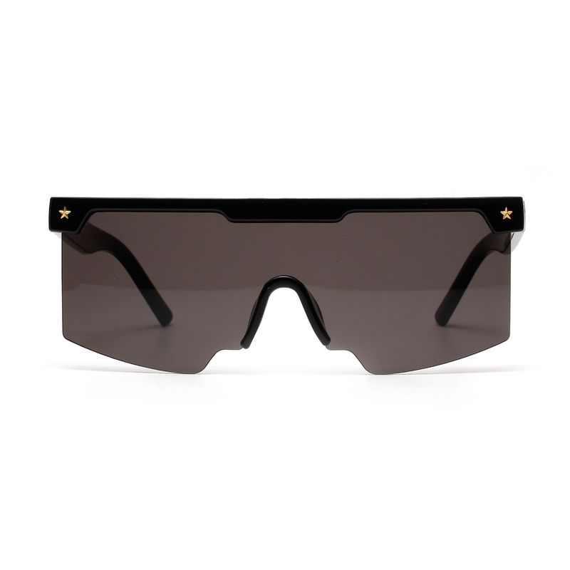 Sports One Piece Frameless Sunglasses Male Oversized Frame Sunglasses Fashion Trend Glasses Wholesale Nihaojewelry