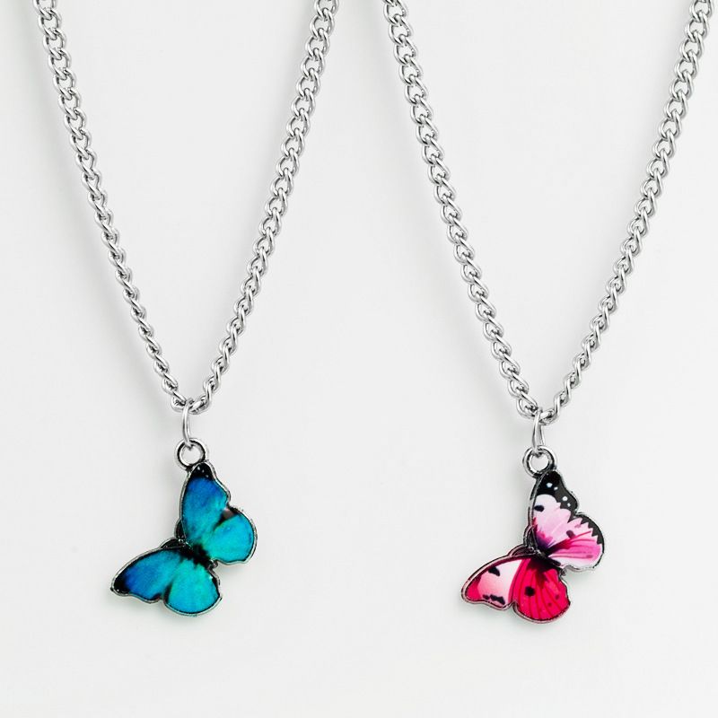 Butterfly Necklace Alloy Dripping Fashion Wild Temperament Clavicle Chain Wholesale