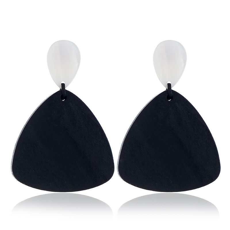 New  Fashion Simple Fan-shaped Personality Temperament Earrings Wholesale Nihaojewelry