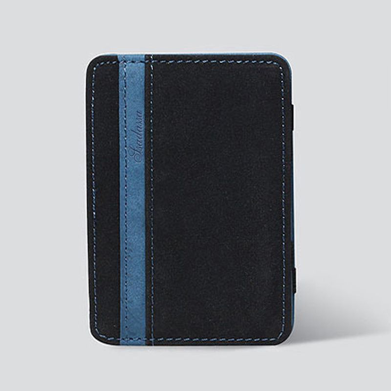 Hersteller Großhandel Mattes Leder Männer Und Frauen Magische Tasche Vertikale Brieftasche Koreanische Version Kreative Kurze Karten Tasche  Außenhandel Neu