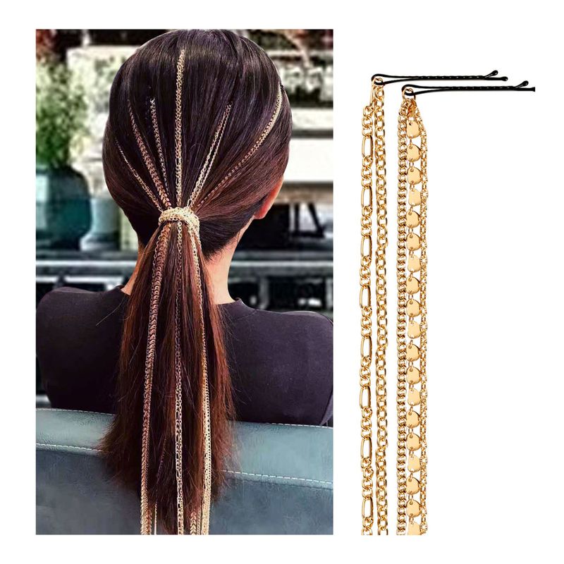 New Metal Tassel Hair Accessories Hair Chain Hair Lead Chain Headwear