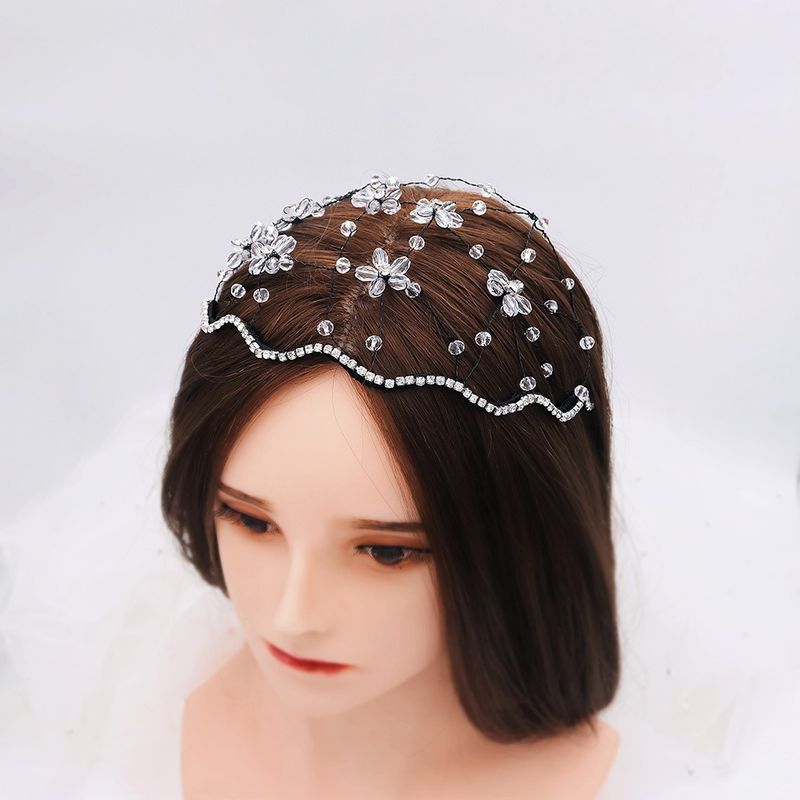 Wholesale Fashion Simple New Design Light Luxury Wedding Jewelry Woven Crystal Branch Hair Band Bridal Hair Crown  Wholesale Nihaojewelry