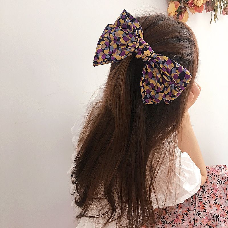 Korean Fashion Section Retro Wind Spring Clip Steel Clip Top Clip Hair Ornament Headdress Wholesale Nihaojewelry