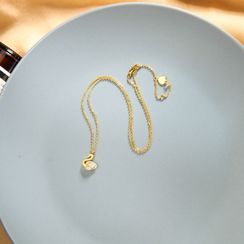Fashion Necklace Women Trend Clavicle Chain Girl Swan Necklace Wholesale Nihaojewelry